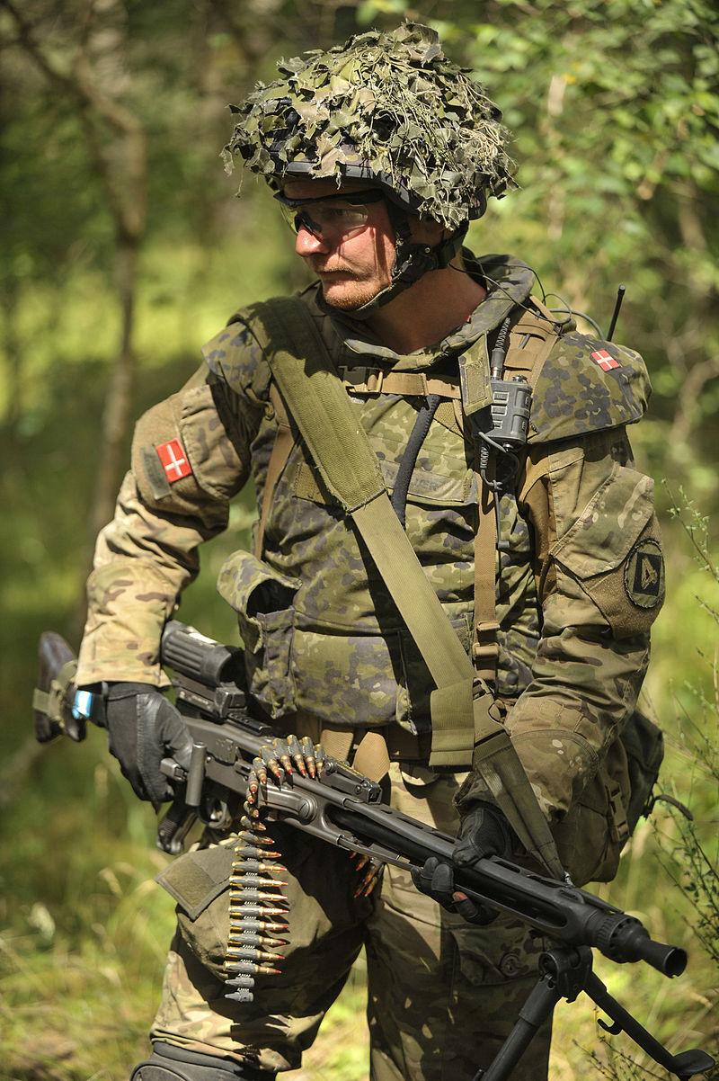 Суровый датский викинг с MG-3