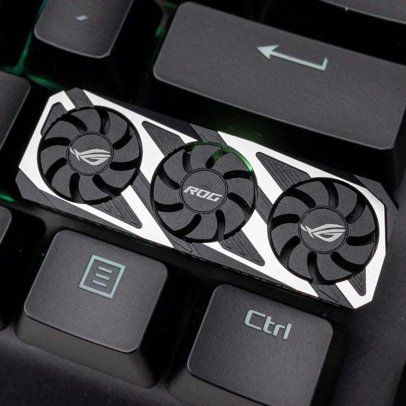 Созданы накладки на клавиатуру в виде миниатюрных видеокарт