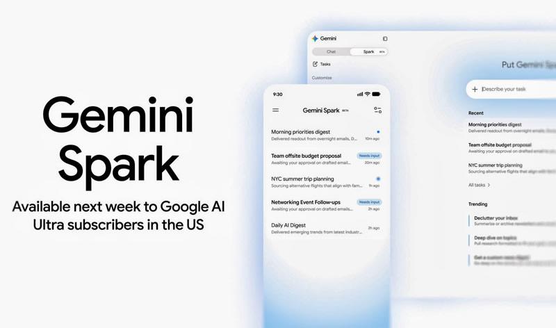 ИИ-агент Google Gemini Spark работает даже при выключенном телефоне