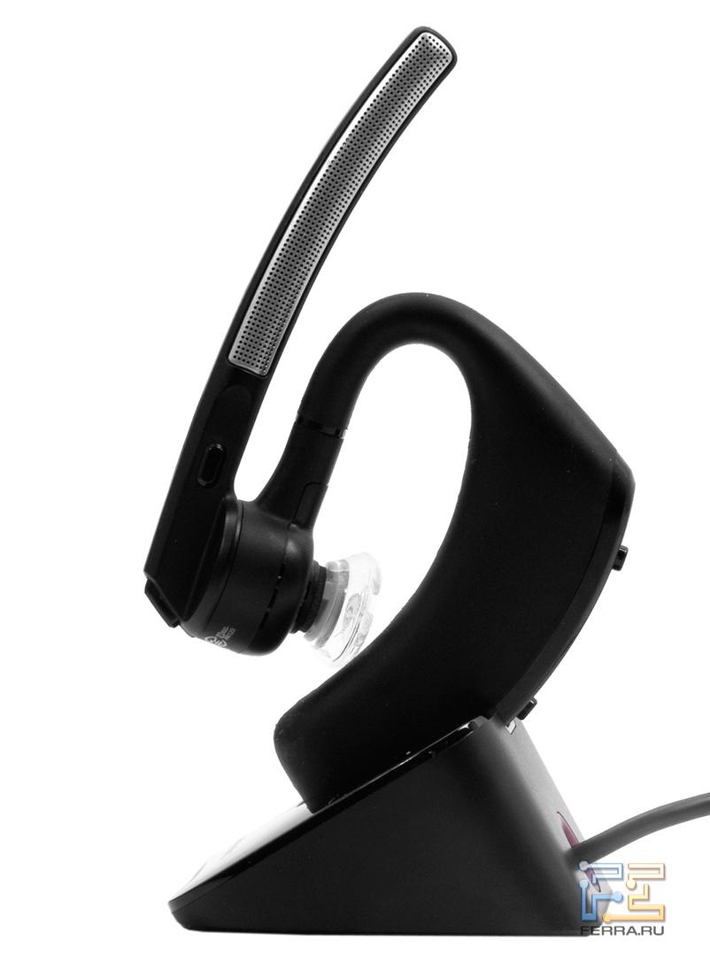 Кнопка приема/отклонения вызова — в торце штанги