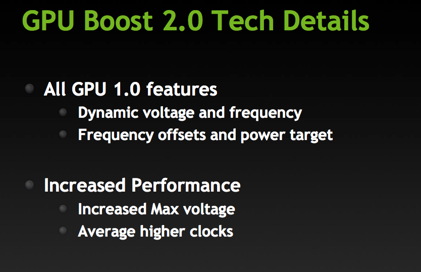 NVIDIA GPU Boost 2.0