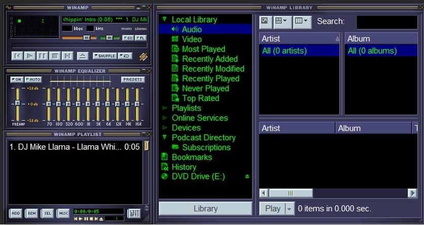 Культовый плеер Winamp выпустили для Windows 11