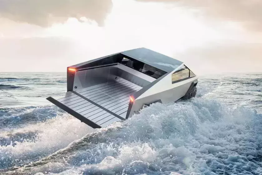 Илон Маск: электропикап Tesla Cybertruck сможет переплывать небольшие моря
