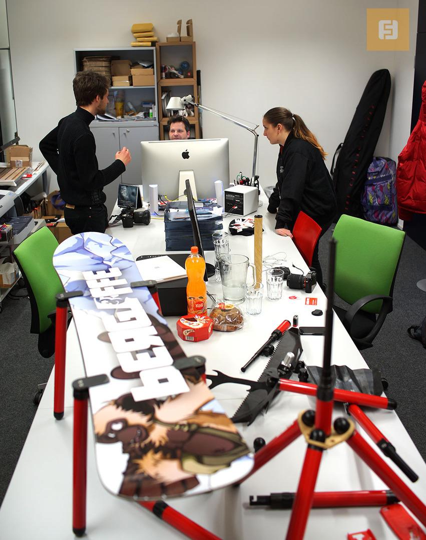 Рабочая обстановка в офисе Bergaffe