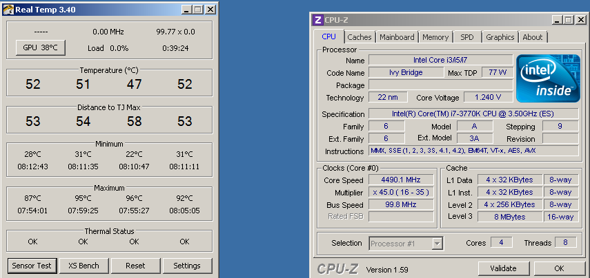 Разгон процессора Core i7 3770K