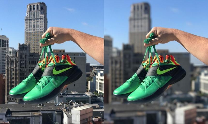 Размытие с двойной камерой iPhone 7 Plus