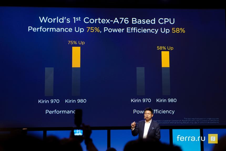 В сравнении с архитектурно не молодым уже Kirin 970 новая модель выглядит ещё круче