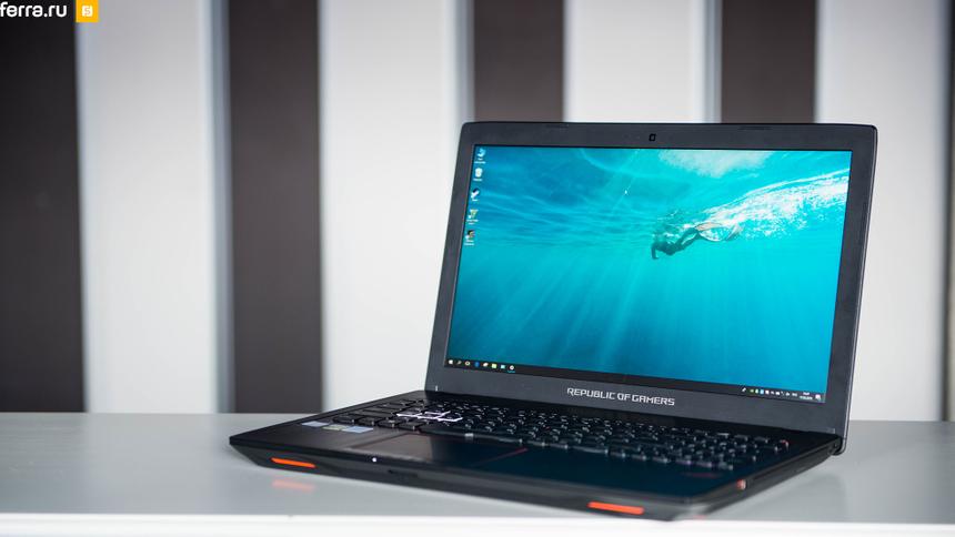 ASUS GL553VD с Intel Core i7-7700HQ: 45-ваттный процессор плюс игровая видеокарта = толстый корпус