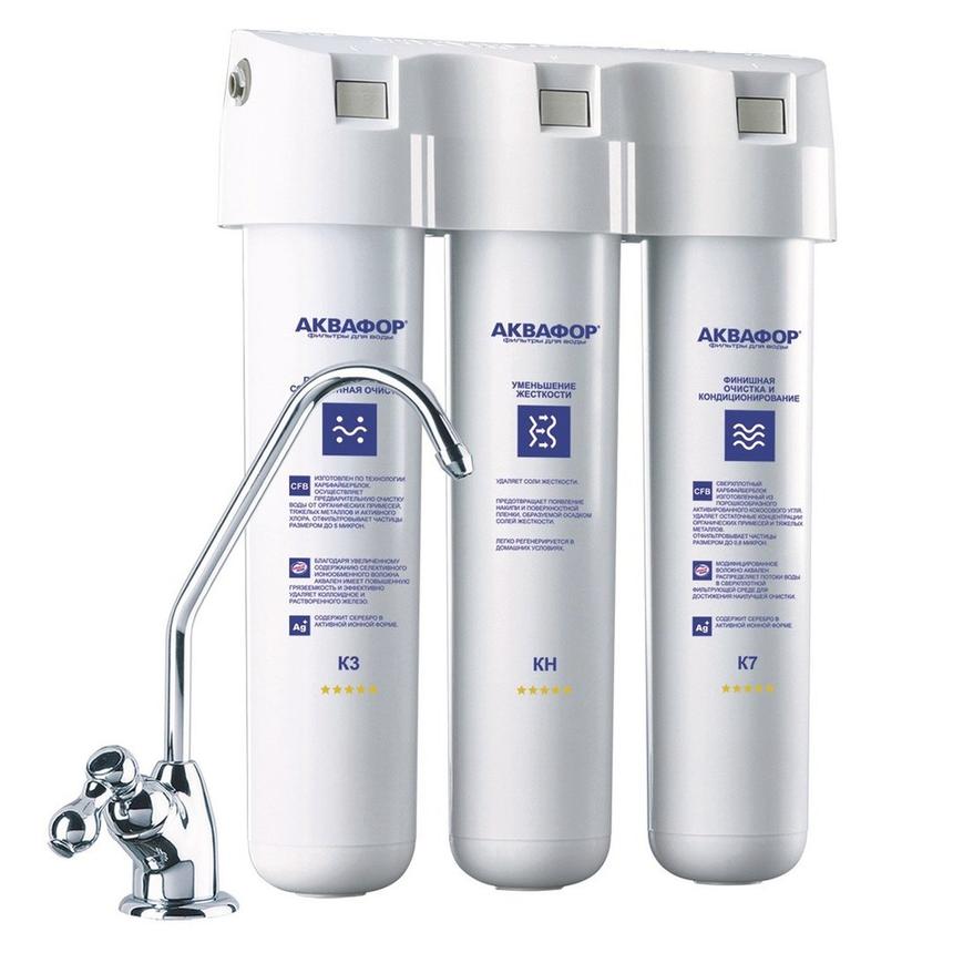 Проточный фильтр под раковину: специально для жесткой воды