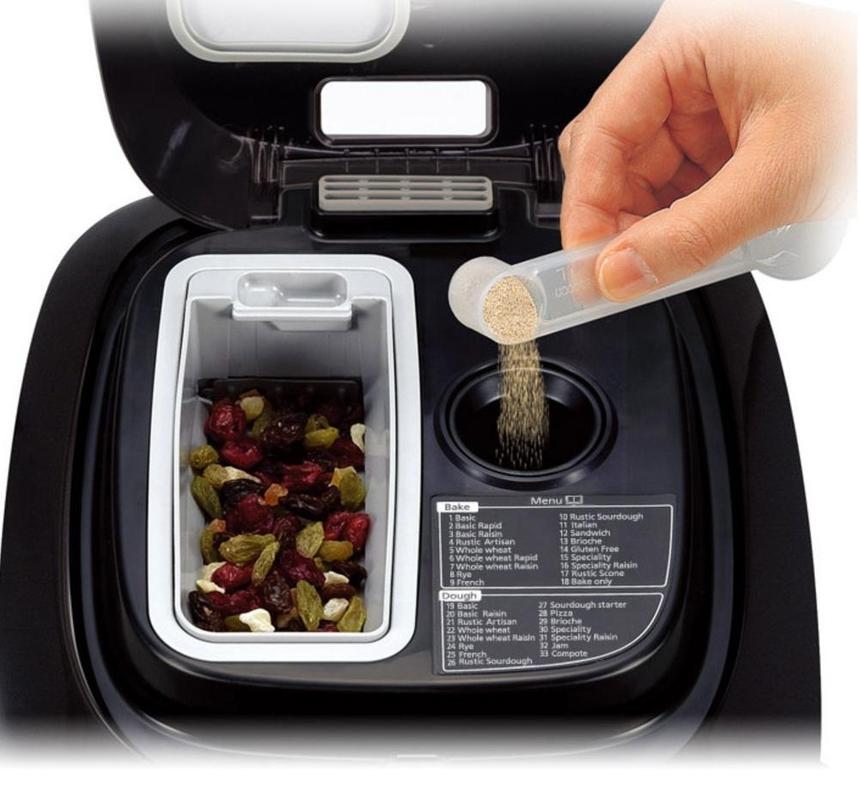 Диспенсер для орехов и цукатов в хлебопечке Panasonic