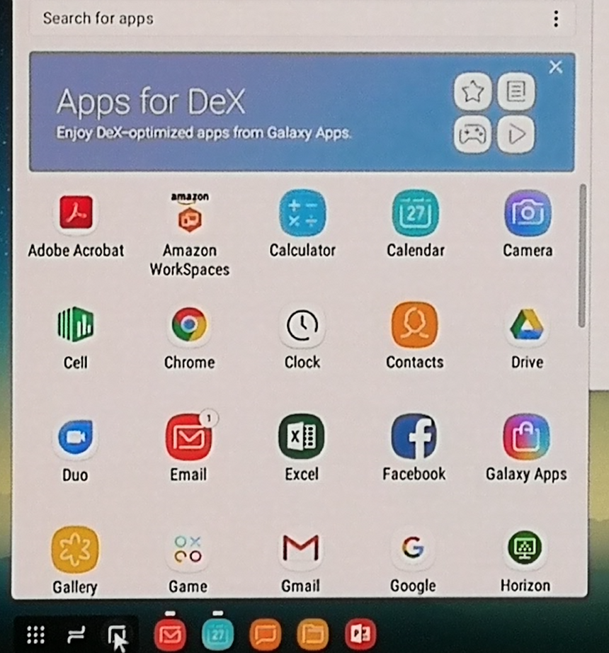 Оптимизированные для DeX приложения