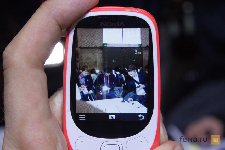 Камера на Nokia 3310