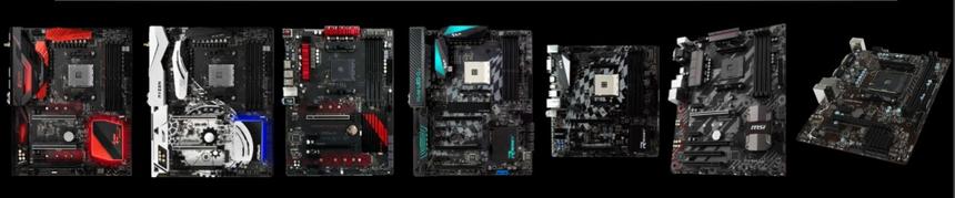 Материнские платы AMD AM4