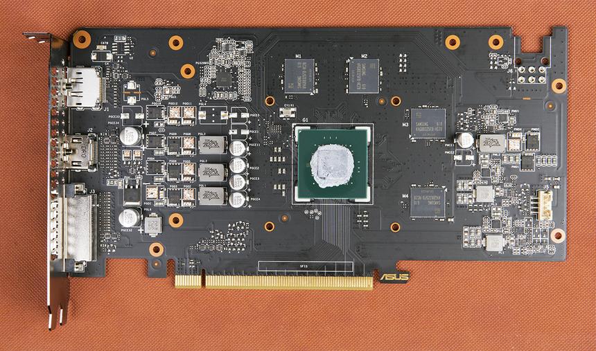 Печатная плата ASUS Expedition GeForce GTX 1050 Ti (EX-GTX1050TI-4G)