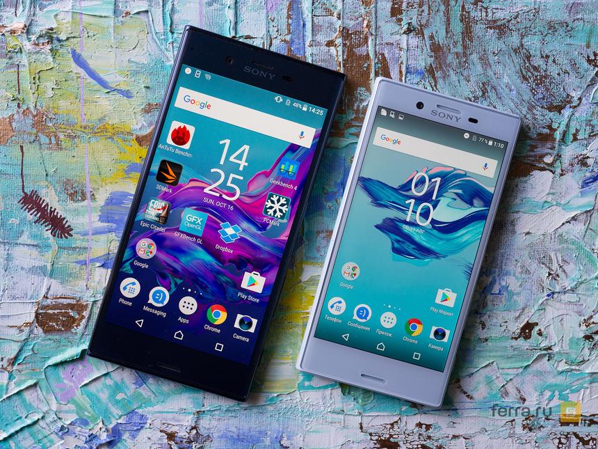 Sony Xperia XZ и Xperia X Compact
