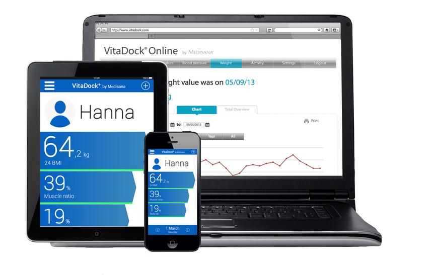 Умные весы передают сигнал на смартфон или ПК
