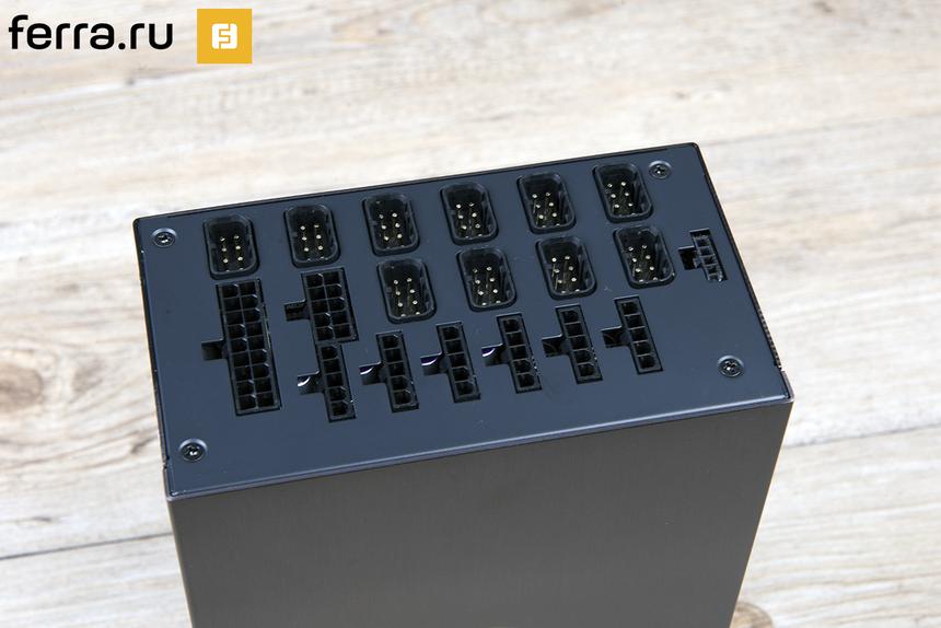 Модульные разъемы у Cooler Master MasterWatt Maker 1200 (MPZ-C001-AFBAT-EU)