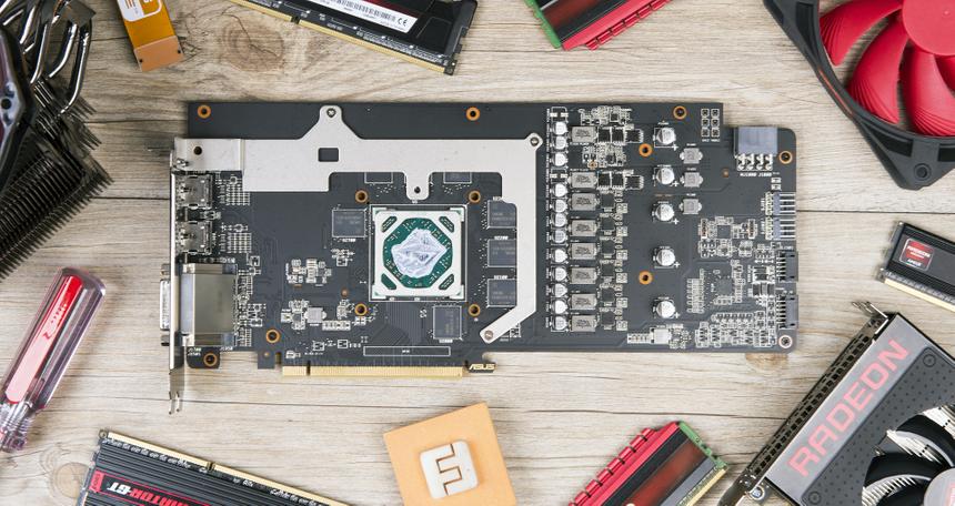 Печатная плата ASUS ROG Strix RX 480 (ROG STRIX-RX480-O8G-GAMING)