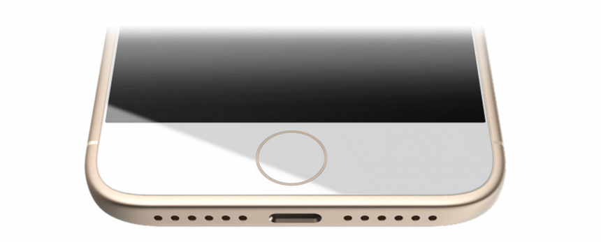 Рендер нижнего торца iPhone 7