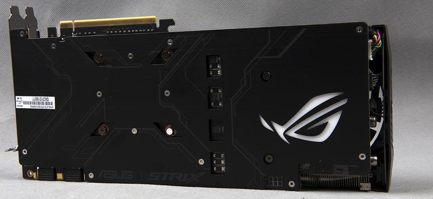 ASUS ROG Strix GTX 1070. Оборотная сторона