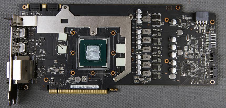 ASUS ROG Strix GTX 1070. Печатная плата