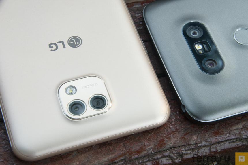 Тыловые камеры LG X cam и G5 SE схожи конструктивно, но флагман, конечно, снимает лучше