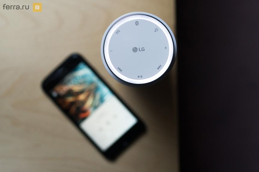 LG Sound360 в режиме прослушивания