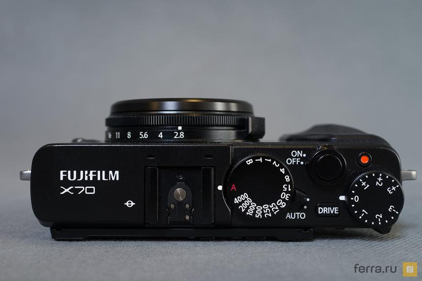 Верхняя панель Fujifilm X70