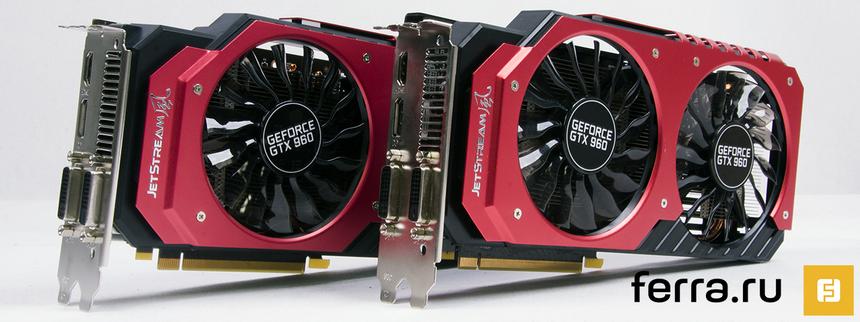 Видеокарты Palit JetStream GeForce GTX 960