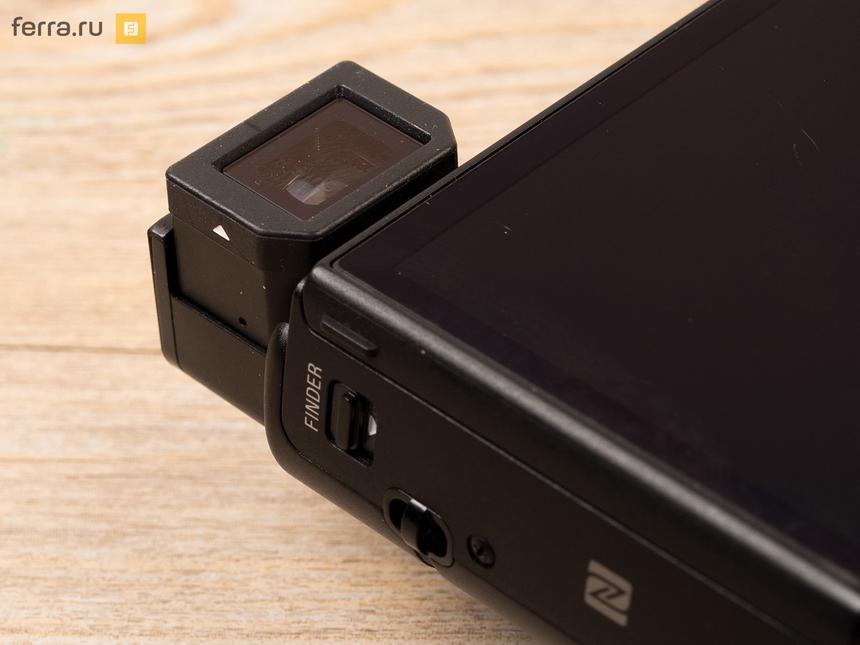 Конструкция электронного видоискателя Sony Cyber-shot RX100 IV