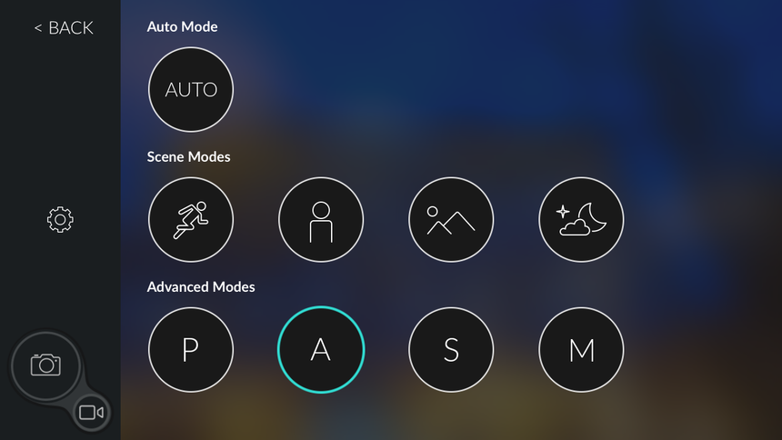 Интерфейс приложения DxO One на iPhone