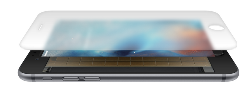 Схема устройства экрана с технологией 3D Touch