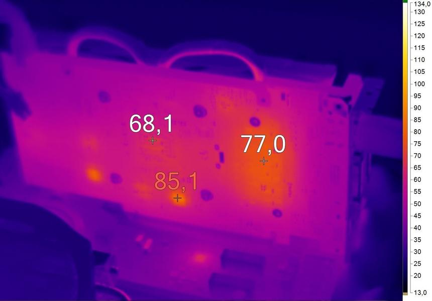 Нагрев ASUS STRIX GeForce GTX 950
