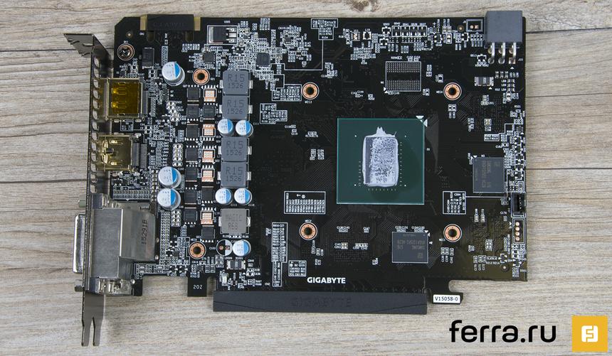 GIGABYTE GV-N950WF2OC-2GD, печатная плата