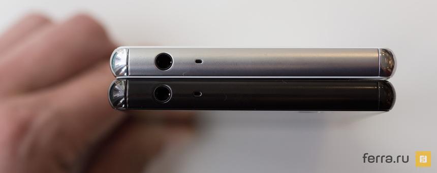 Верхний торец корпуса Sony Xperia M5