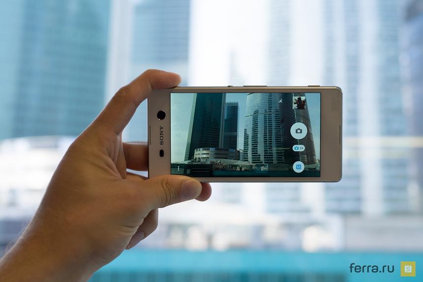 Работа встроенной камеры Sony Xperia M5