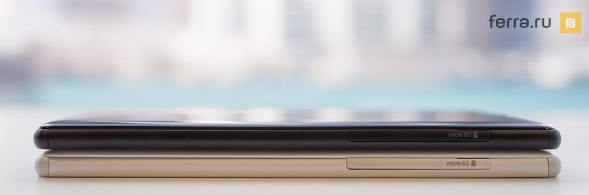 Левый торец корпусе Sony Xperia C5 Ultra