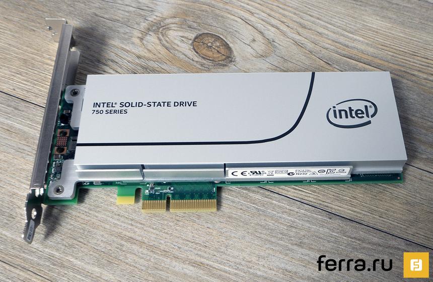 Intel SSD 750 400 Гбайт