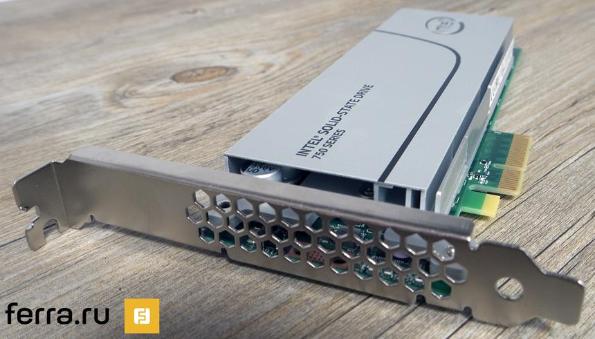 Intel SSD 750 400 Гбайт