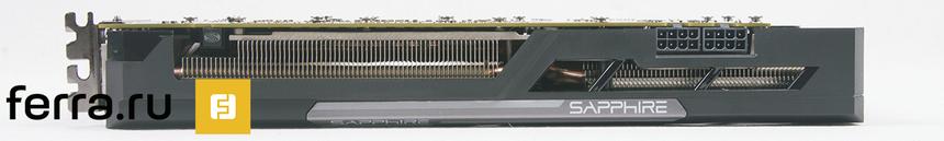 SAPPHIRE NITRO R9 390 8G, вид сверху