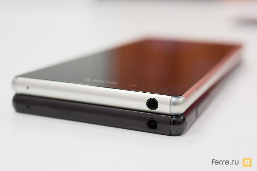 Верхний торец корпуса Sony Xperia Z3+