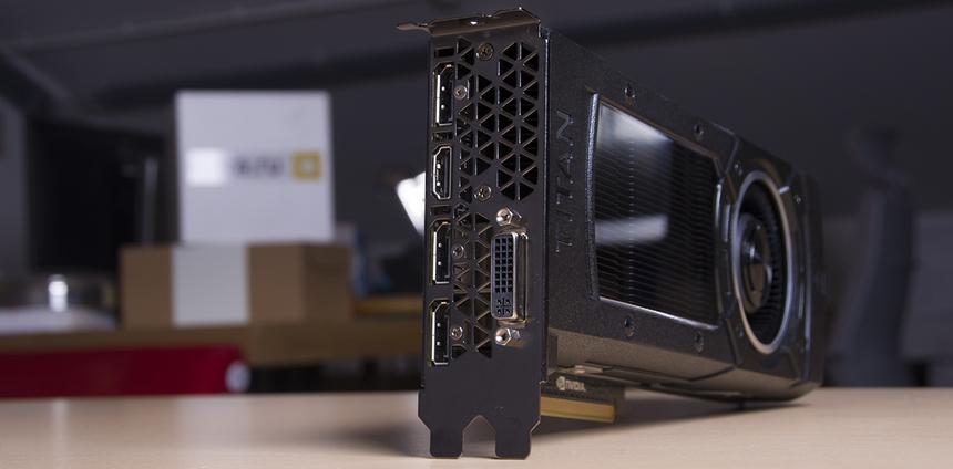 NVIDIA GeForce GTX TITAN X, I/O-панель