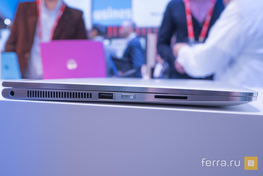 Левая грань HP Spectre x360