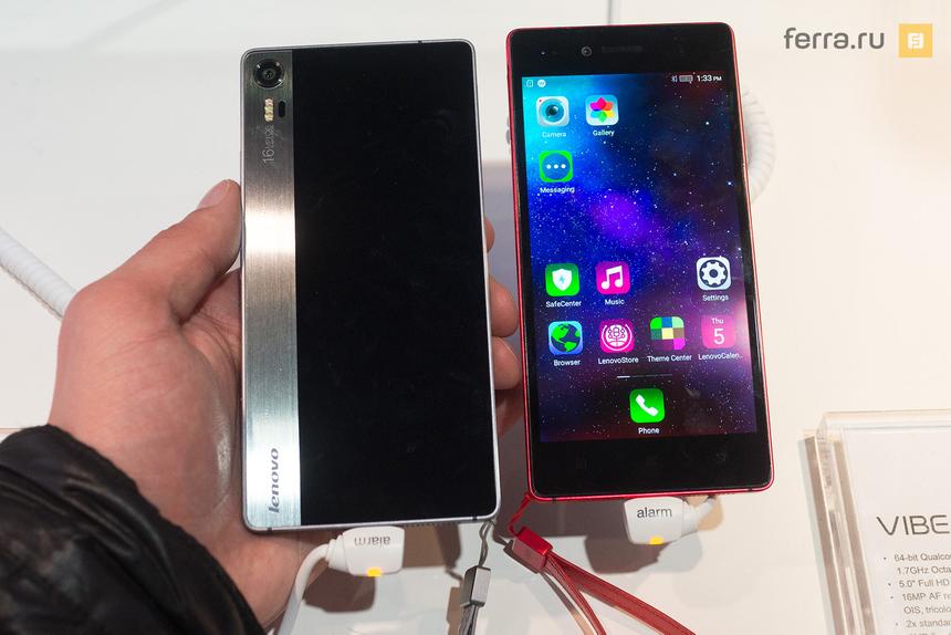 Lenovo Vibe Shot на выставке MWC 2015