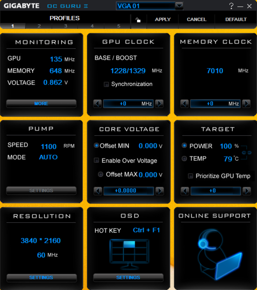 Программное обеспечение, необходимое для работы GIGABYTE WATERFORCE (GV-N980X3WA-4GD)