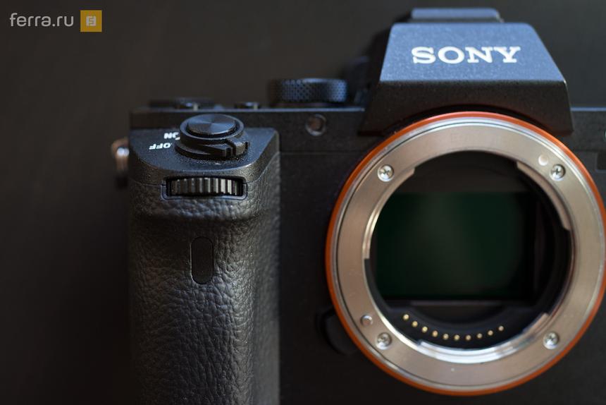 Форма переднего скроллера Sony A7 II