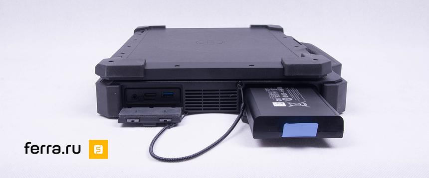 Левая грань Dell Latitude 14 Rugged Extreme