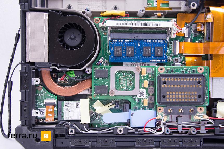 Разобранный Dell Latitude 14 Rugged Extreme