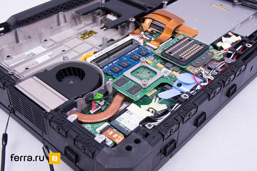Разобранный Dell Latitude 14 Rugged Extreme