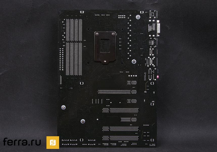 Оборотная сторона ASRock Fatal1ty H97 Performance
